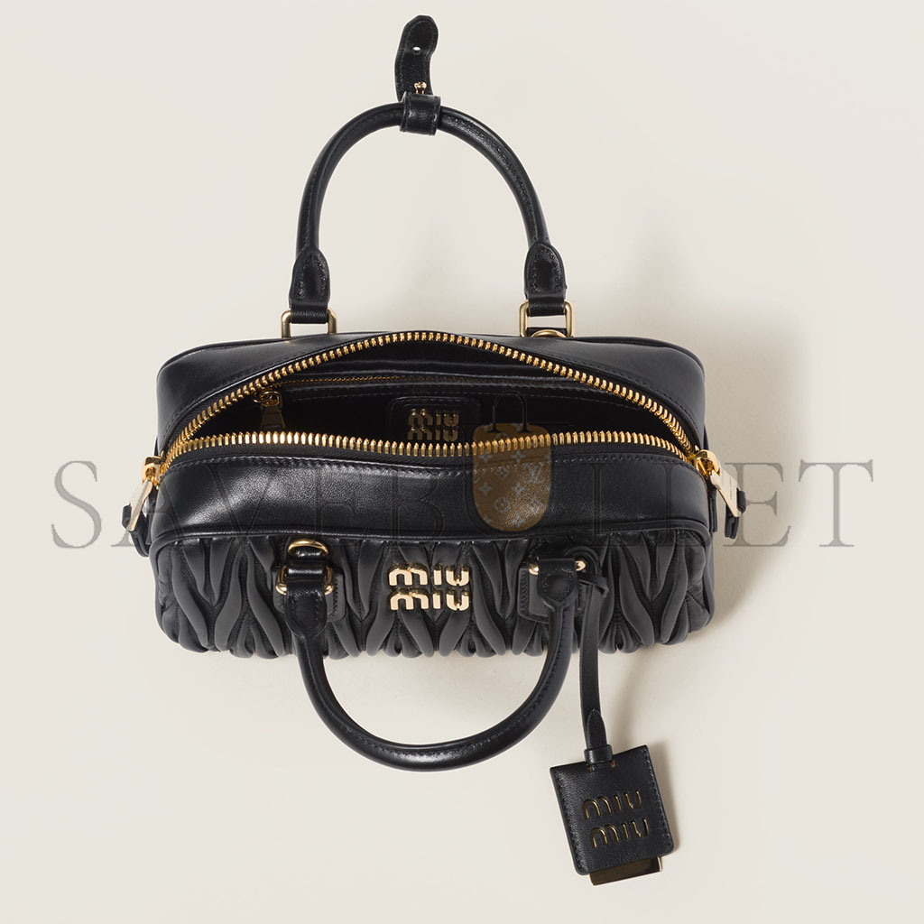 MIU MIU ARCADIE MATELASSÉ NAPPA LEATHER BAG 5BB142 (22*10.5*7.5cm) MIU MIU ARCADIE MATELASSÉ NAPPA LEATHER BAG 5BB142 (22*10.5*7.5cm)